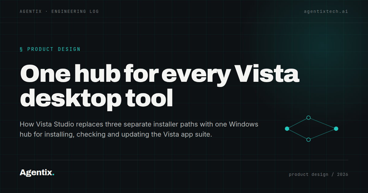 Vista Studio brings three Vista desktop applications into one Windows installer and update hub